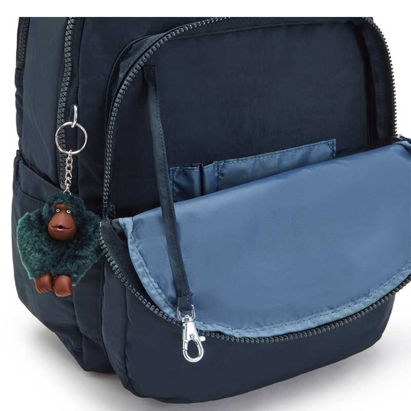 Sac à dos Kipling Seoul Lap True Blue Tonal pour pc 15"