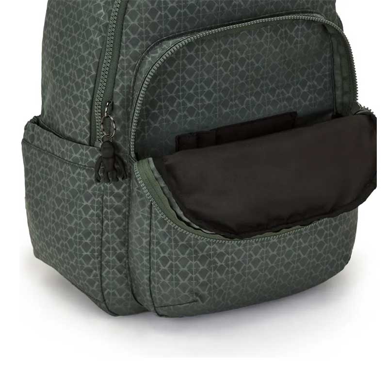 Sac à dos Kipling Seoul Sign Green Embosse 27 L pour PC 15"