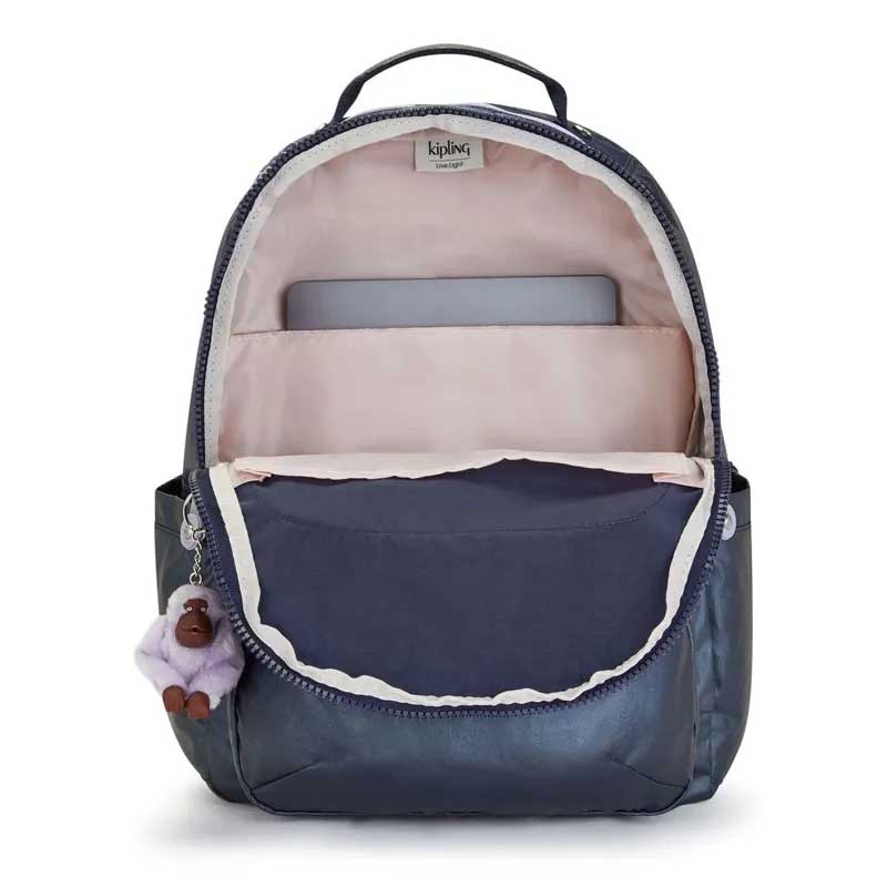 Sac à dos Kipling Seoul Admiral Blue Metallic pour PC 15"