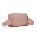 Sac bandoulière Kipling Abanu Multi Tender Rose convertible en banane