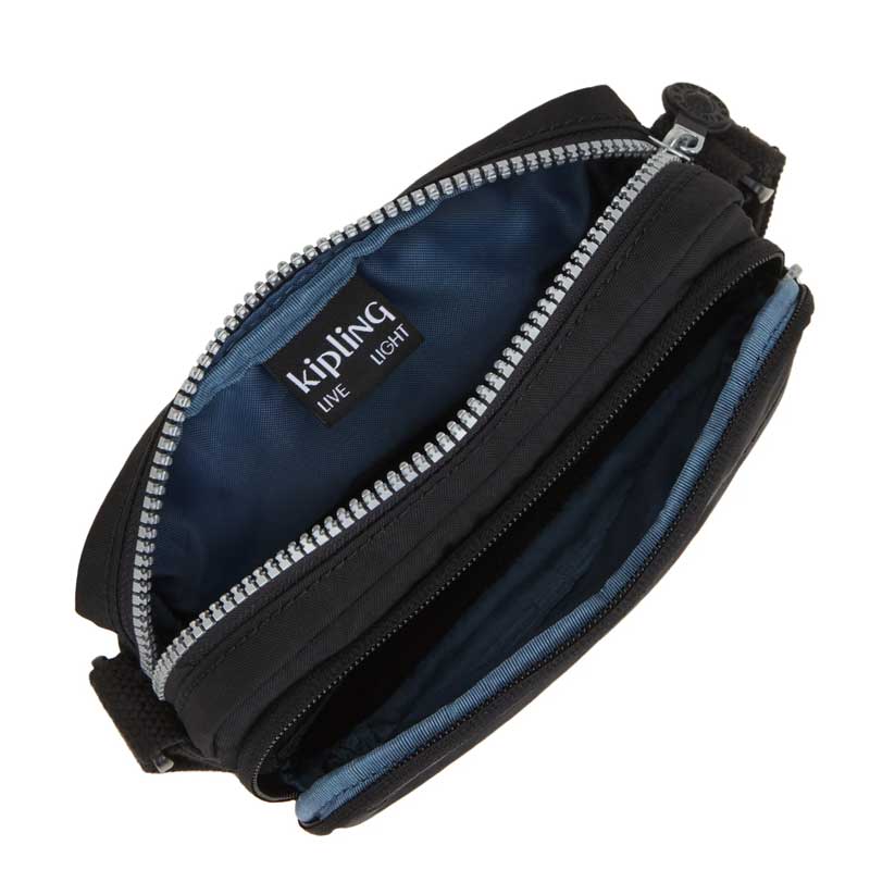 Sac bandoulière Kipling Sisko K.Valley Black