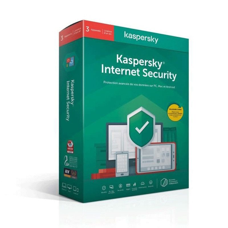 KASPERSKY Internet Security 3 postes / 1An
