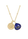 Collier Moonstone  Betty Lapis-lazuli (3c/n205bj)