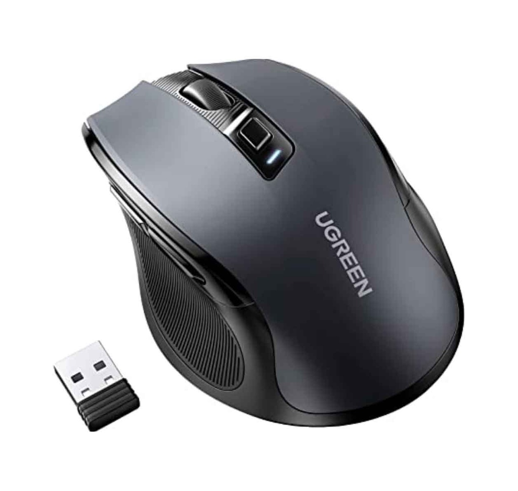 Souris sans fil Ugreen Design Ergonomique Noir (90545)