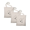 Pack de 3 Tote Bag Smartedge Adventures silhouette