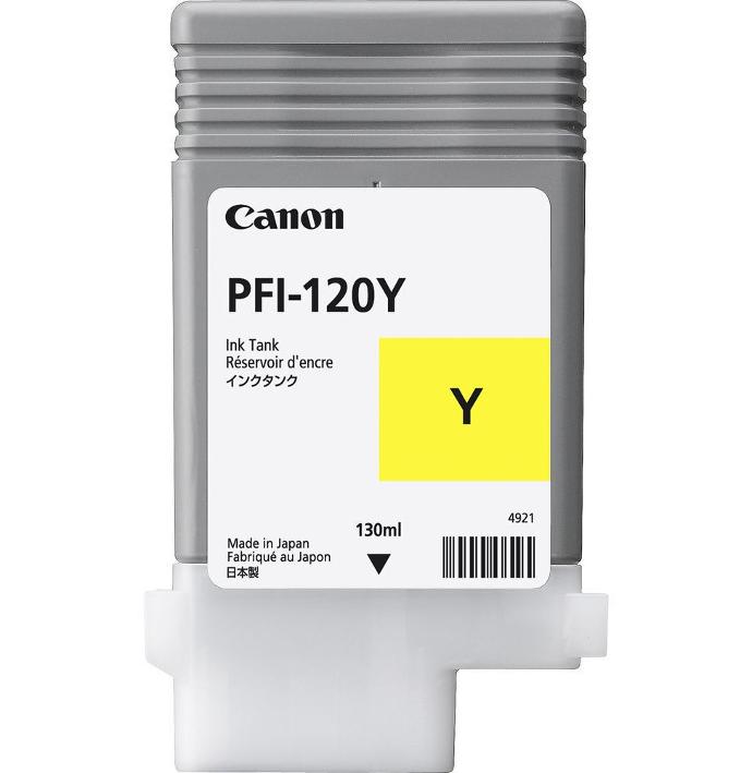 Cartouche d'encre Canon PFI-120 Jaune origine(2888C001AA)