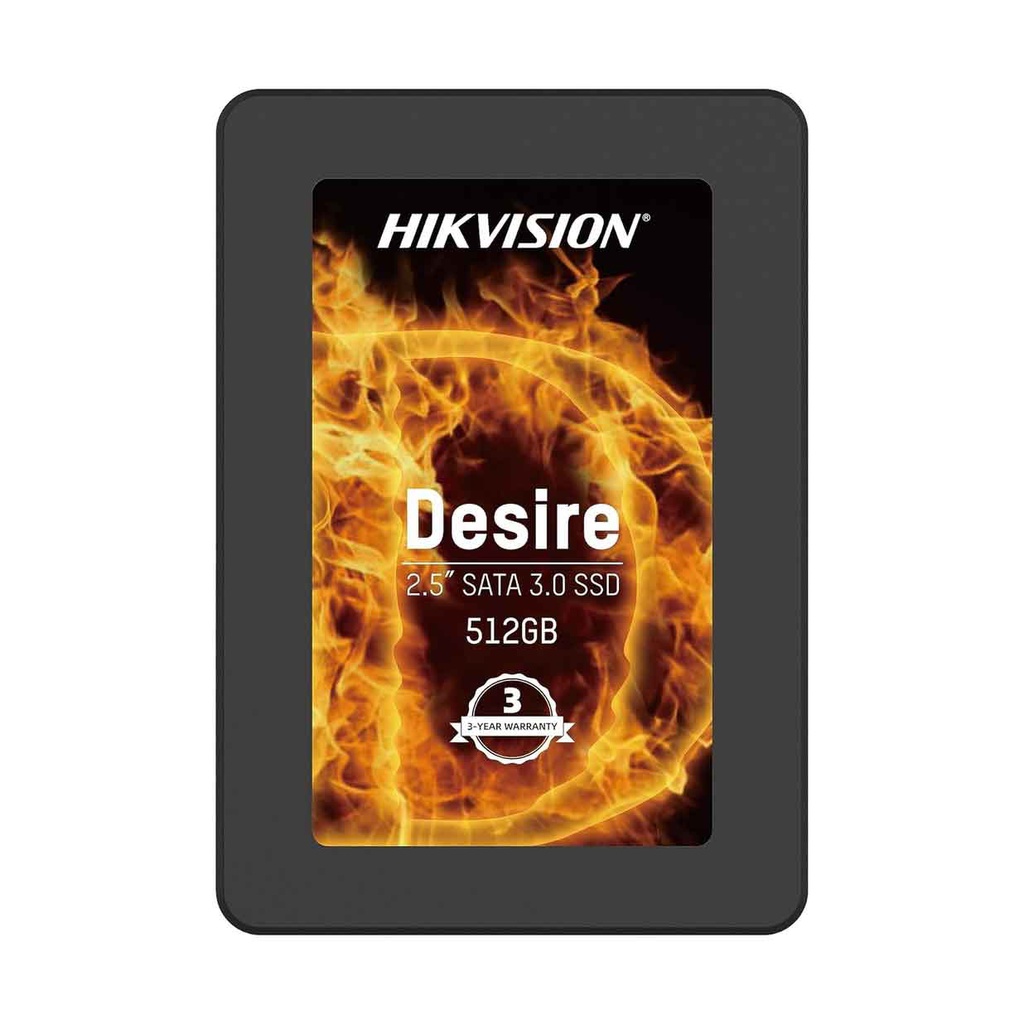 Disque dur SSD interne 512Go Hikvision SATA 2.5" 6Gb/s (HS-SSD-DESIRE(S))