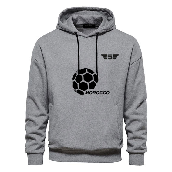 Sweat à capuche Hoody Pratik Gris Edition spéciale football