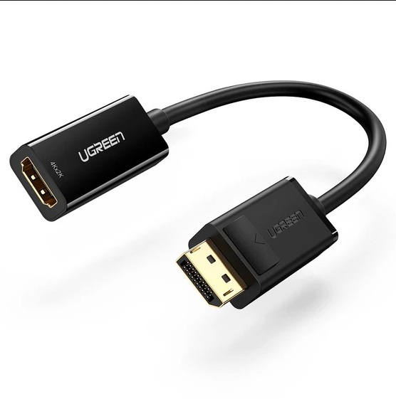 Cable Ugreen Displayport Male vers HDMI Female 4K 30HZ (40363)