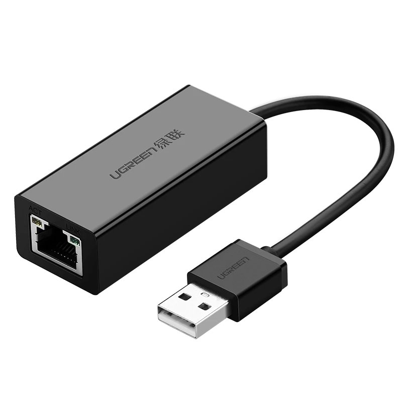 Adaptateur Ugreen USB 2.0 to RJ45 Noir (20254)