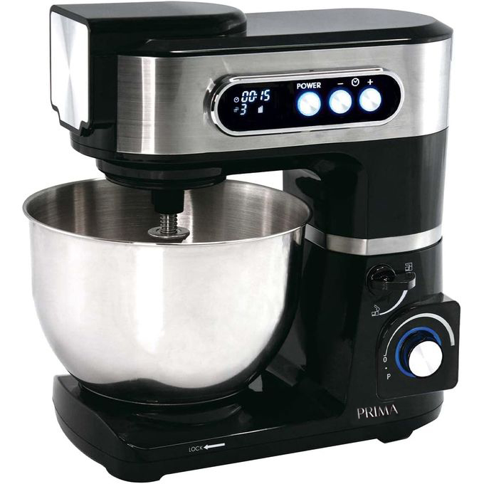 Prima Pétrin Robot Digital Semi-professionnel 7L Noir