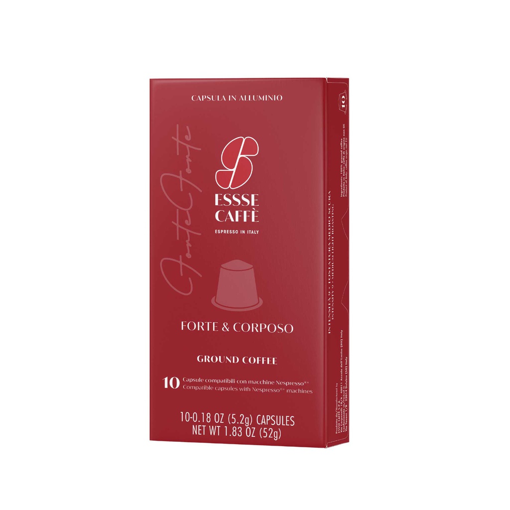 Capsules compatible Nespresso® ESSSE CAFFÈ - FORTE Intensité 9