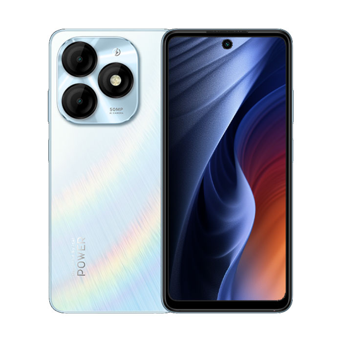 Itel P55 24GB(8+16GB)/256GB, 50MP, 6.6” HD+ 90Hz, 18W | Aurora Blue