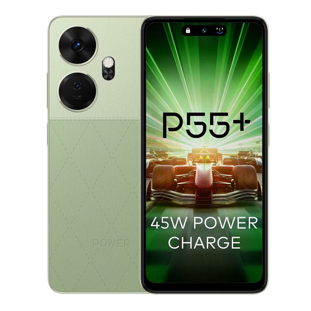 Itel P55+ 16GB(8+8GB)/256GB, 45W, 50MP, 6.6”, Royal Green