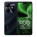Itel P55 24GB(8+16GB)/128GB, 50MP, 6.6” HD+ 90Hz, 18W, Moonlit Black