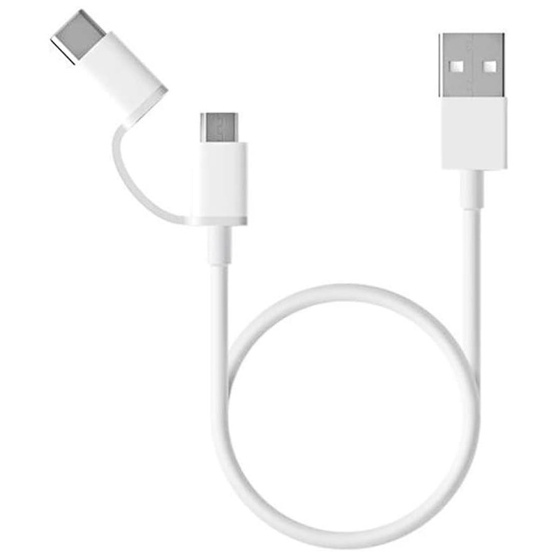 Mi 2-In-1 USB Cable (Micro USB To Type C) 100cm (SJV4082TY)