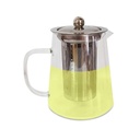 Pandiani Théière en verre avec filtre 900ml Résistant au feu et la chaleur