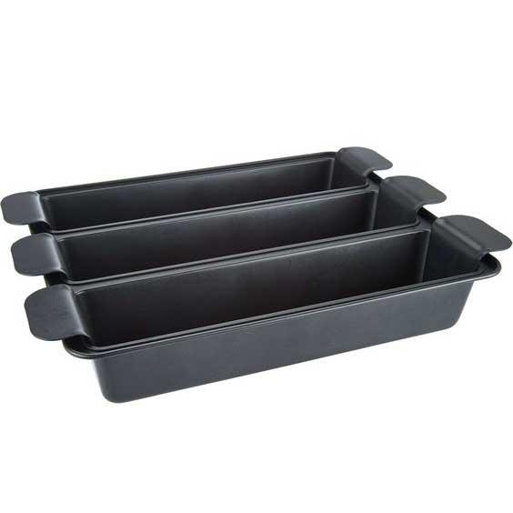 Moule à cake Pandiani 3 Pcs 13.9"