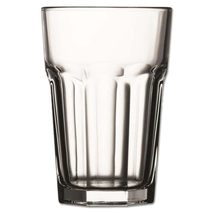 Gobelet Casablanca Tempered Tall Cl 42 Pasabahce H 13 Ø Cm 8.7 Pack De 12