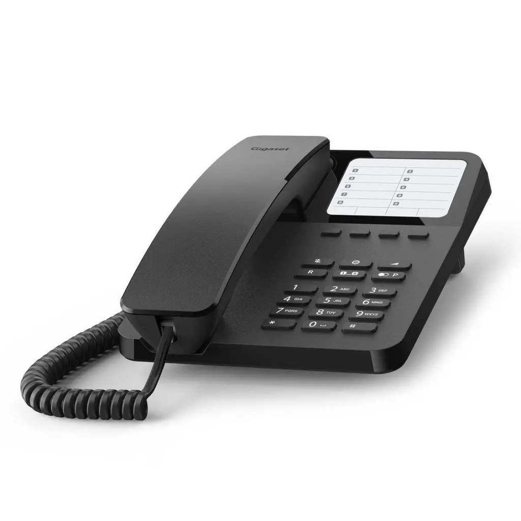 Gigaset DESK 400 - téléphone fixe noir filaire