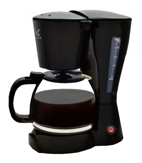 Cafetiere électrique Kenz 10-12 tasses 1,2L