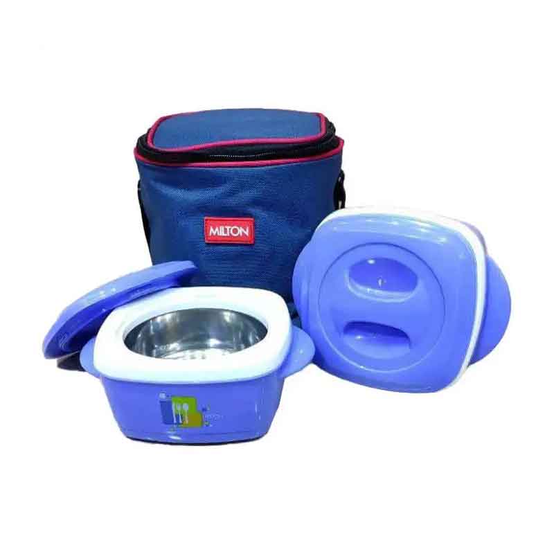 Pandiani Lunch Box Milton 2 pièces Bleu