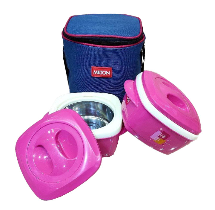 Pandiani Lunch Box Milton 2 pièces Rose