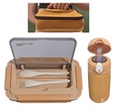 Lunch Box Pandiani avec Bouteille Beige