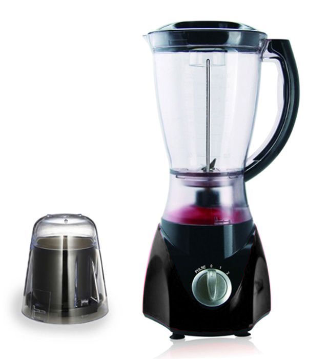 Blender General 1.5L puissant 350w avec moulin épice 2 in 1 Noir