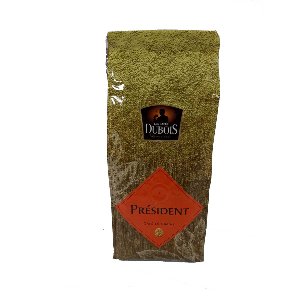 Les Cafés Dubois - PRÉSIDENT Café en grains 250g