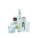 Kenz Mixeur plongeant avec 3 accessoires en acier inoxydable couleur aléatoire