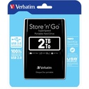 Disque dur externe 2To Verbatim Store 'n' Go 5400 RPM, USB 3.0