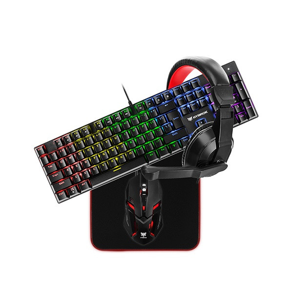 Combo gamer HYBROK HPG200 4 in 1 Gaming