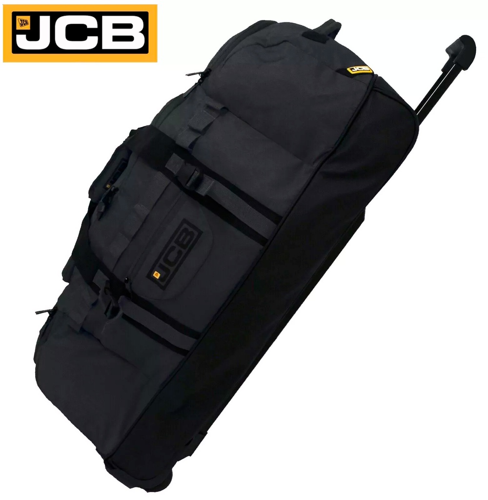 Sac de voyage à roulettes 71 litres, Base en Polyuréthane étanche, Polyester Noir