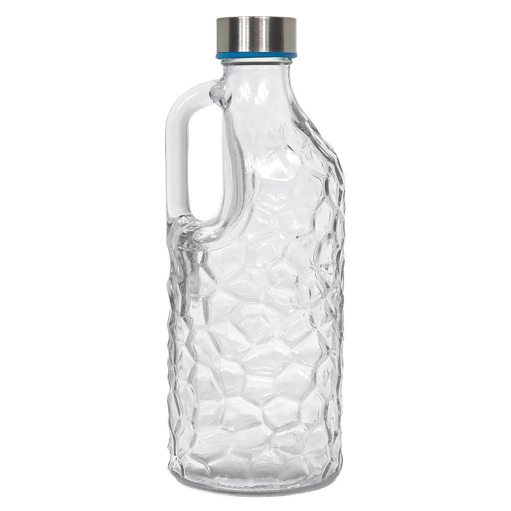 CARAFE EN VERRE ELEGANTE PANDIANI AVEC COUVERCLE Bouteille 1,2L