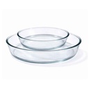 2 Plats à four en verre Borosilicate ovale