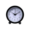 Pandiani Horloge Réveil de table analogique noir – Quartz