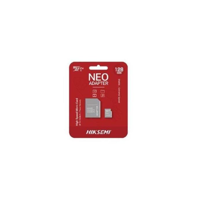 hiksemi CARTE MEMOIRE M-SD 128G MICRO SDHC - SERIE C1 AVEC ADAPTATEUR 92MB/s 40MB/s Class 10