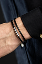 Bracelet Paul McNeal en cuir Jaspe (MB0057SB)