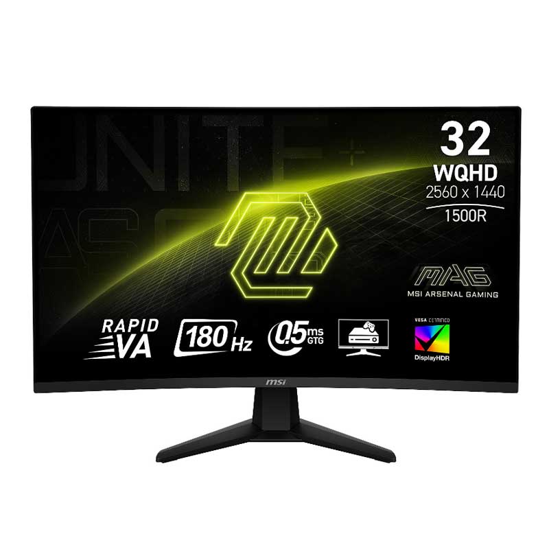 Écran Gaming MSI MAG 32CQ6F 31.5" Incurvé QHD 180Hz