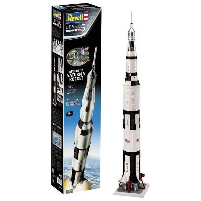 Coffret Cadeau Revell Apollo 11 Saturn V – Maquette Fusée Spatiale Complète
