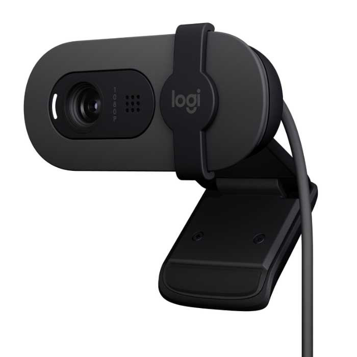 Webcam Logitech Brio 100 Full HD 1080p avec micro – Graphite