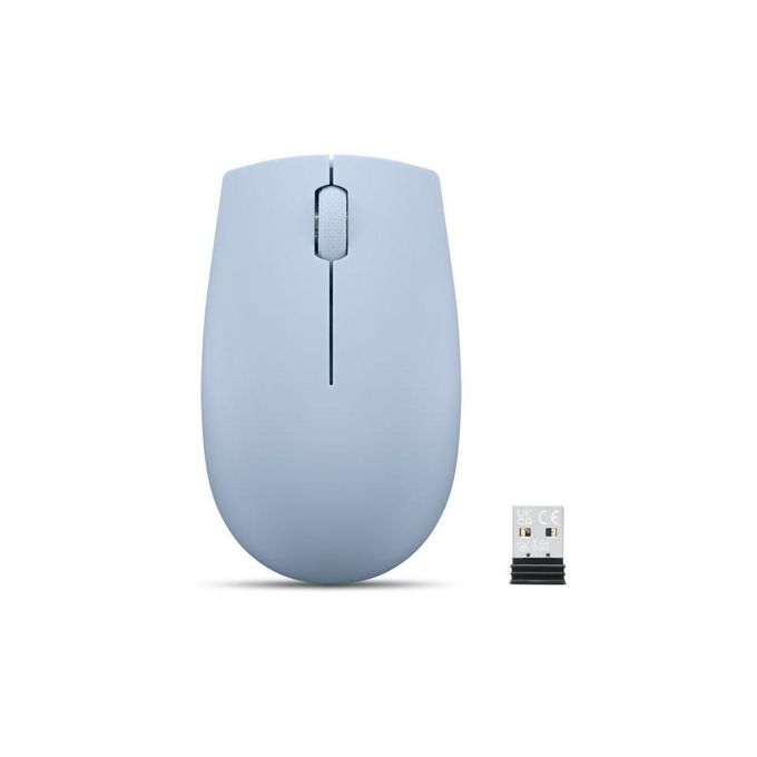 Souris sans fil Lenovo 300 Compact 1000 DPI – Bleu Givre
