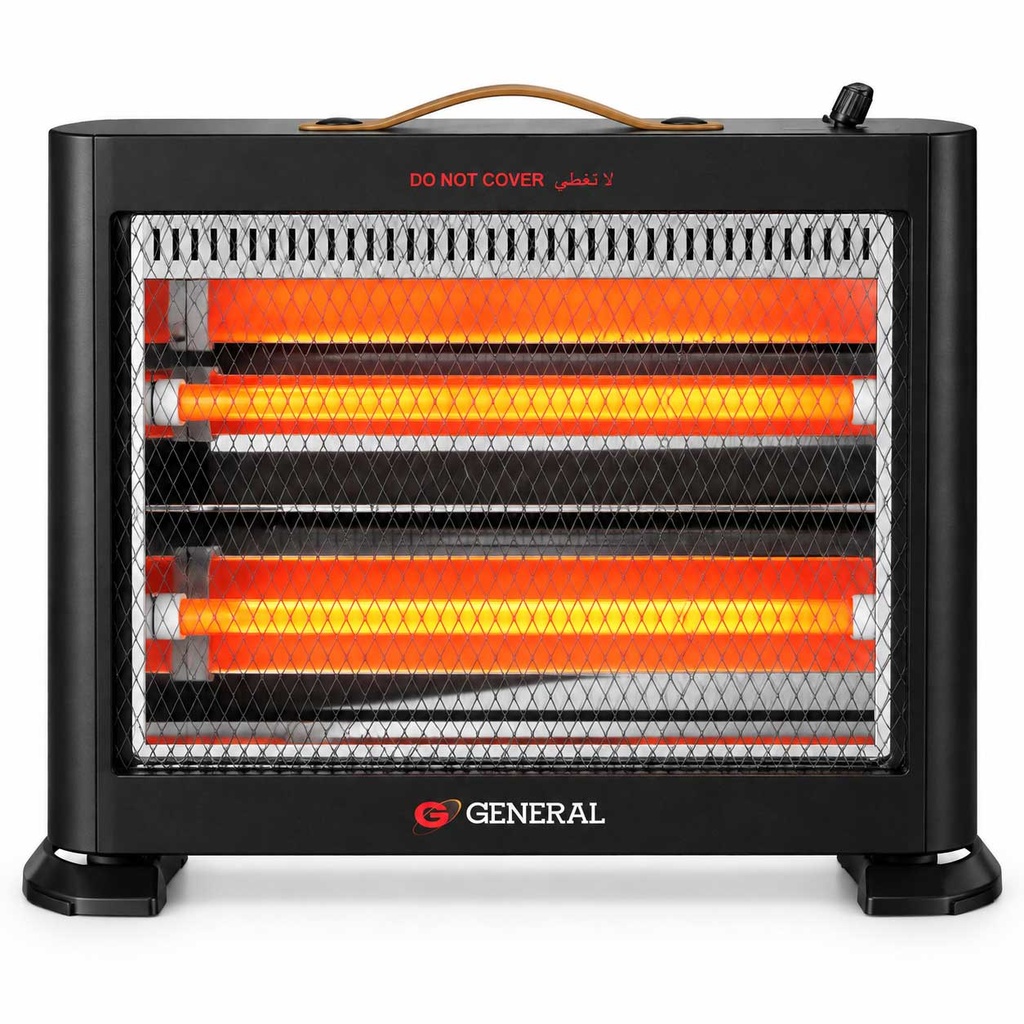 Chauffage électrique à quartz General YDN2301 800W – 2 niveaux de puissance