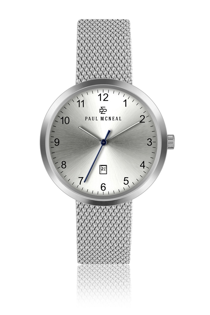 Montre Paul McNeal à quartz en acier Argenté (PCI-2520)