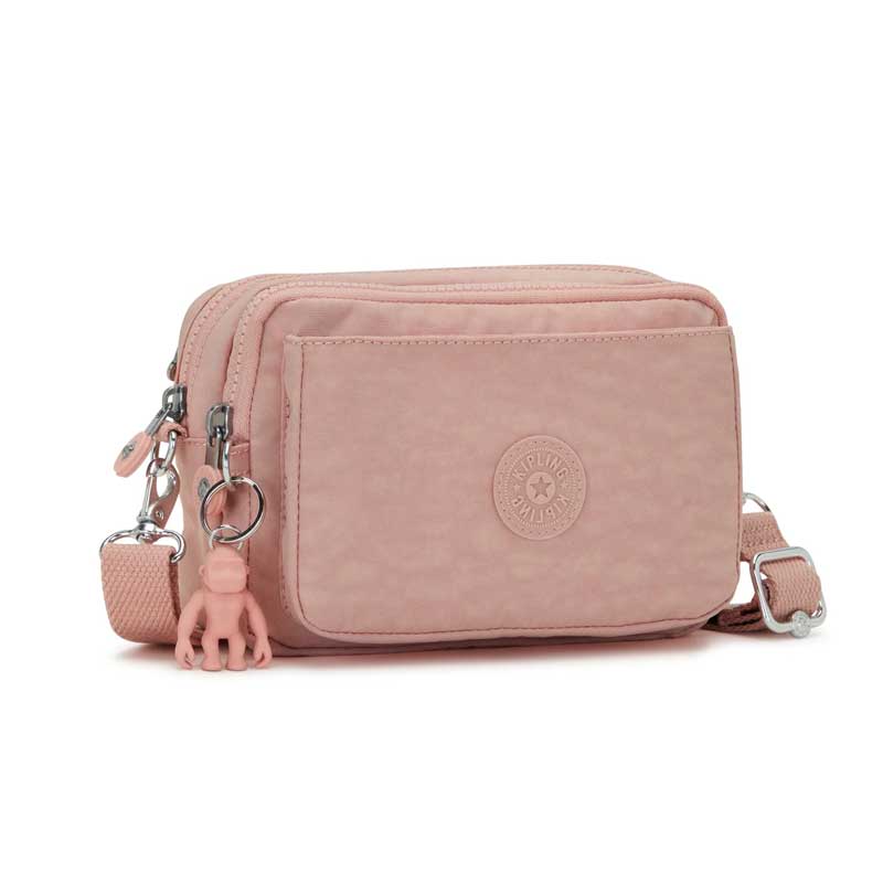 Sac bandoulière Kipling Abanu Multi Tender Rose convertible en banane