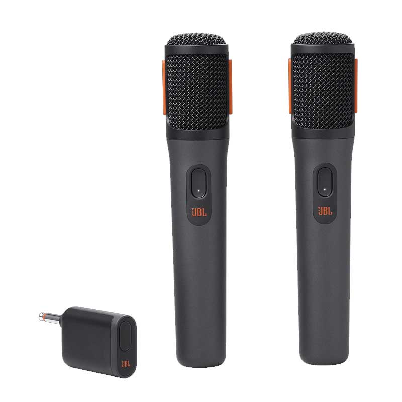Microphones sans fil JBL PartyBox Wireless Mic x2 avec récepteur