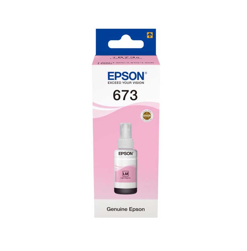 Bouteille d'encre Epson 673 Light Magenta (C13T67364A)