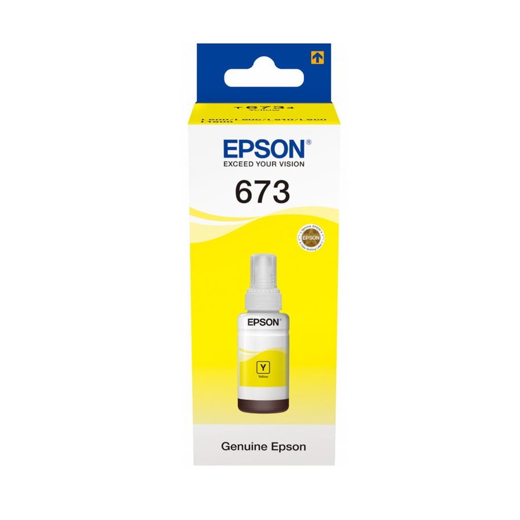 Bouteille d'encre Epson 673 Jaune (C13T67344A)