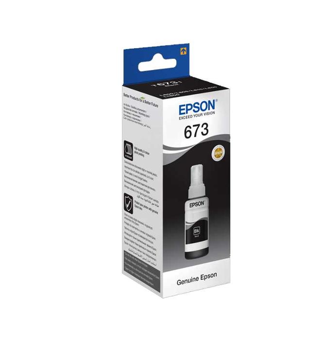 Bouteille d'encre Epson 673 Noir (C13T67314A)